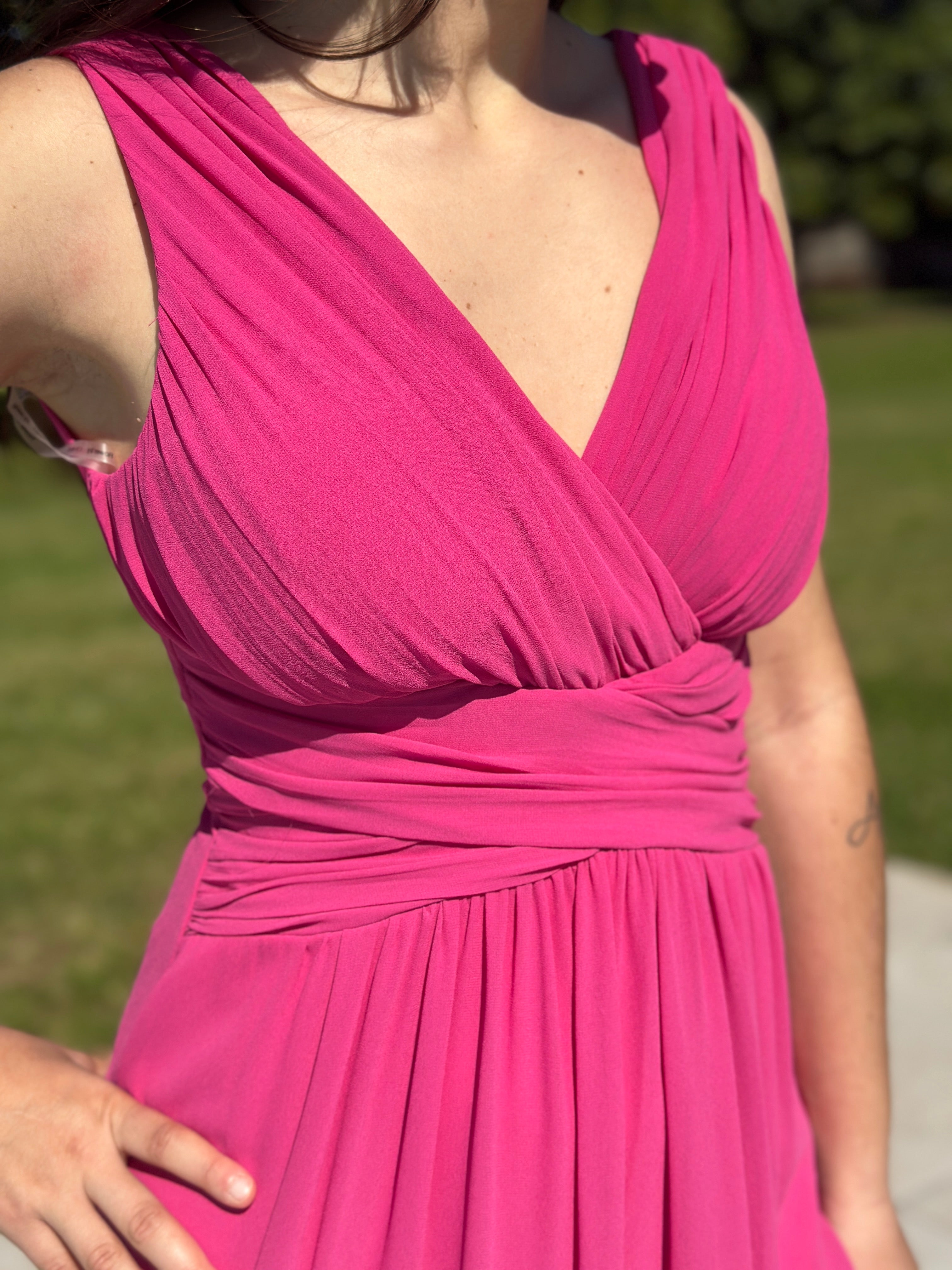 Abito Cecilia fucsia