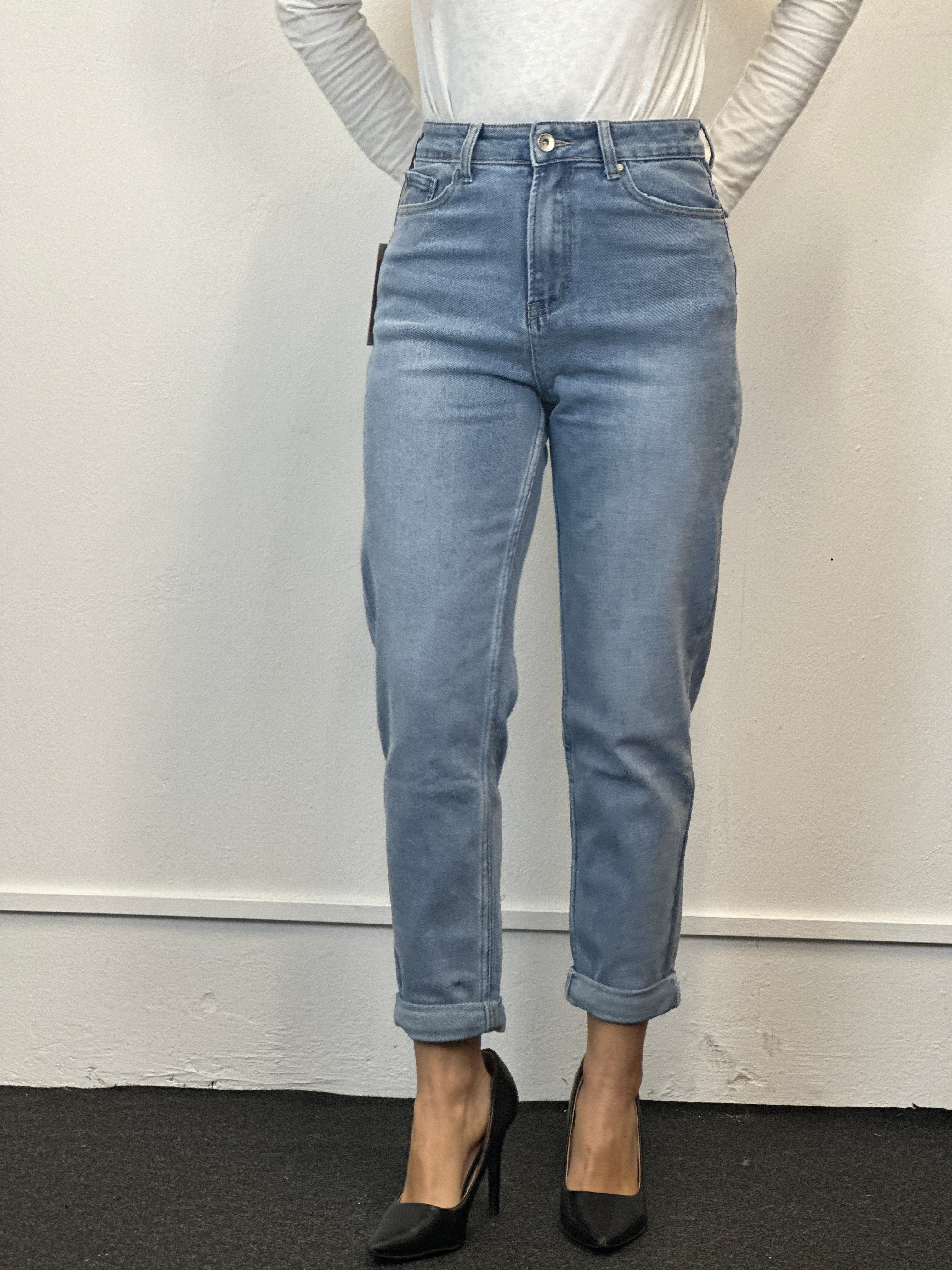 Jeans Mom Fit chiaro