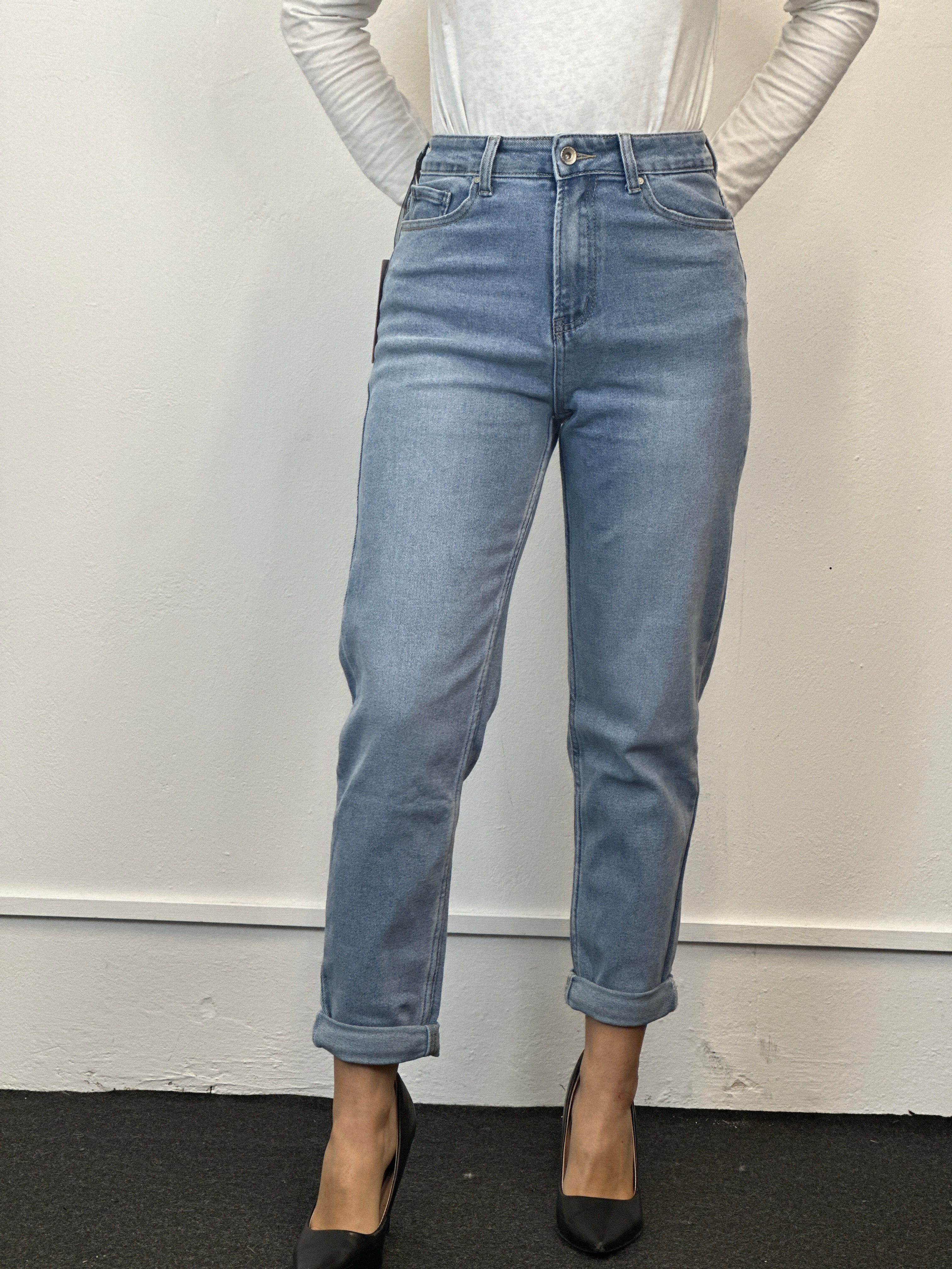 Jeans Mom Fit chiaro