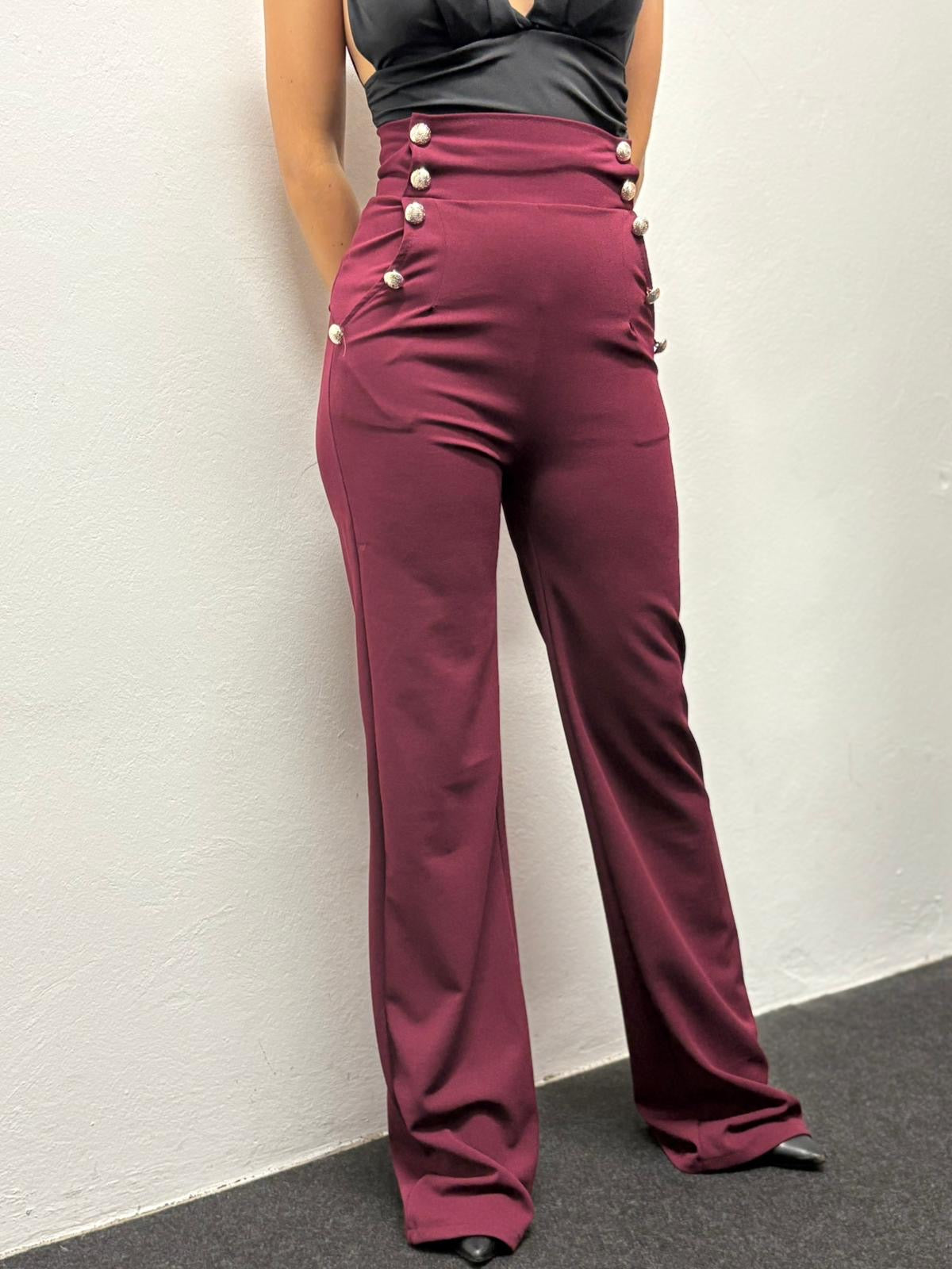 Pantalone bordeaux