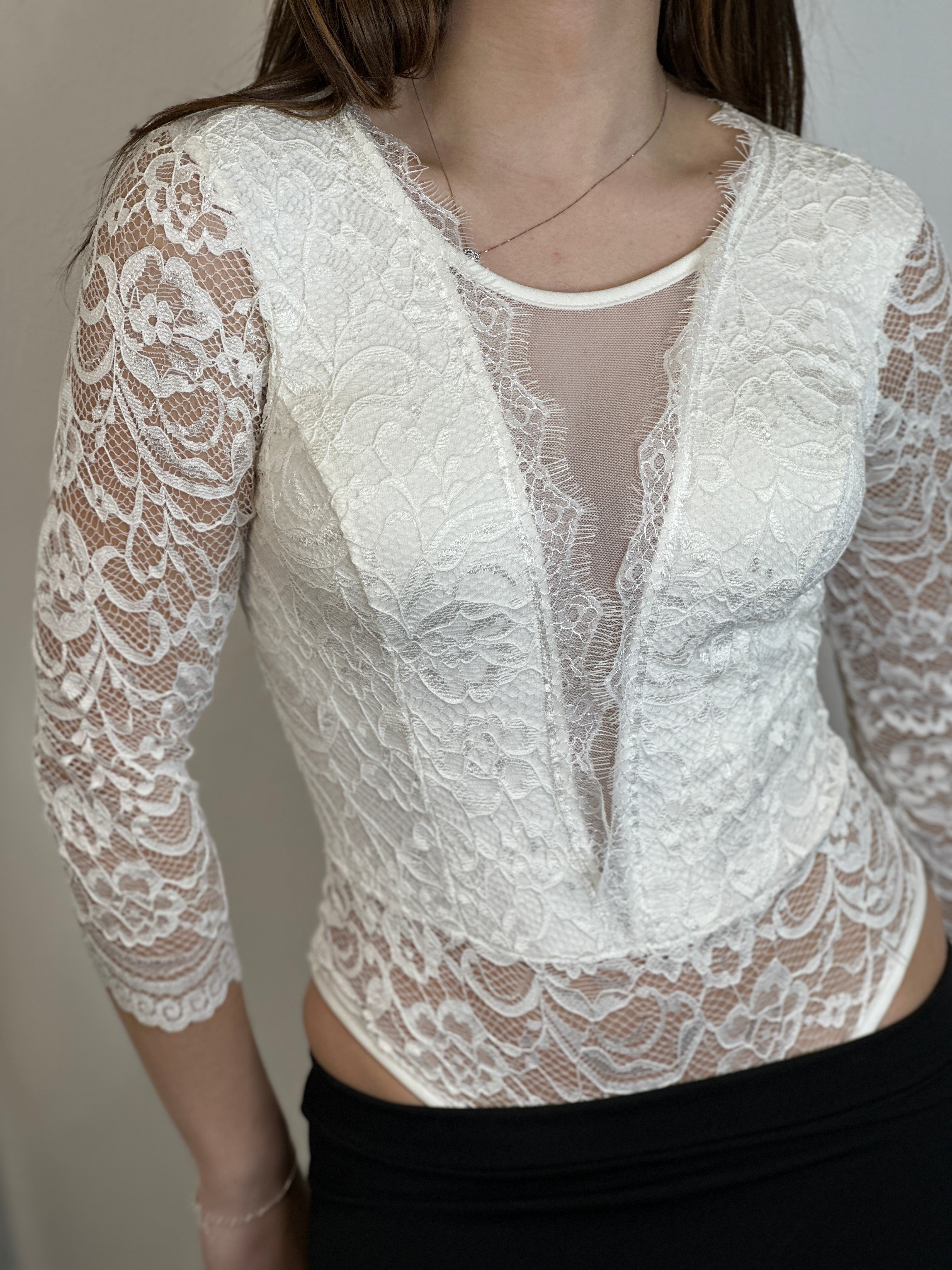 Body pizzo romantico