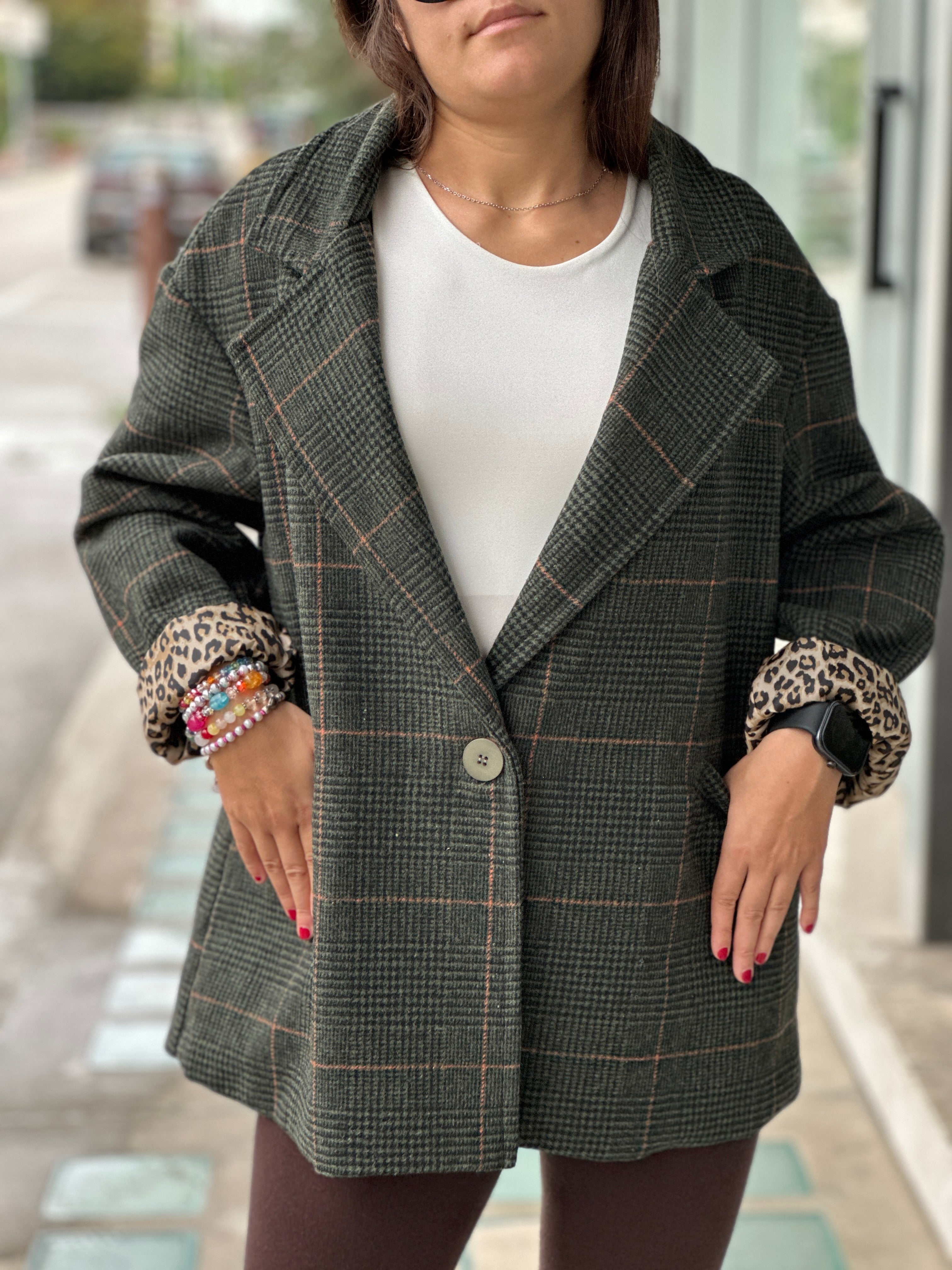 Giacca Tartan