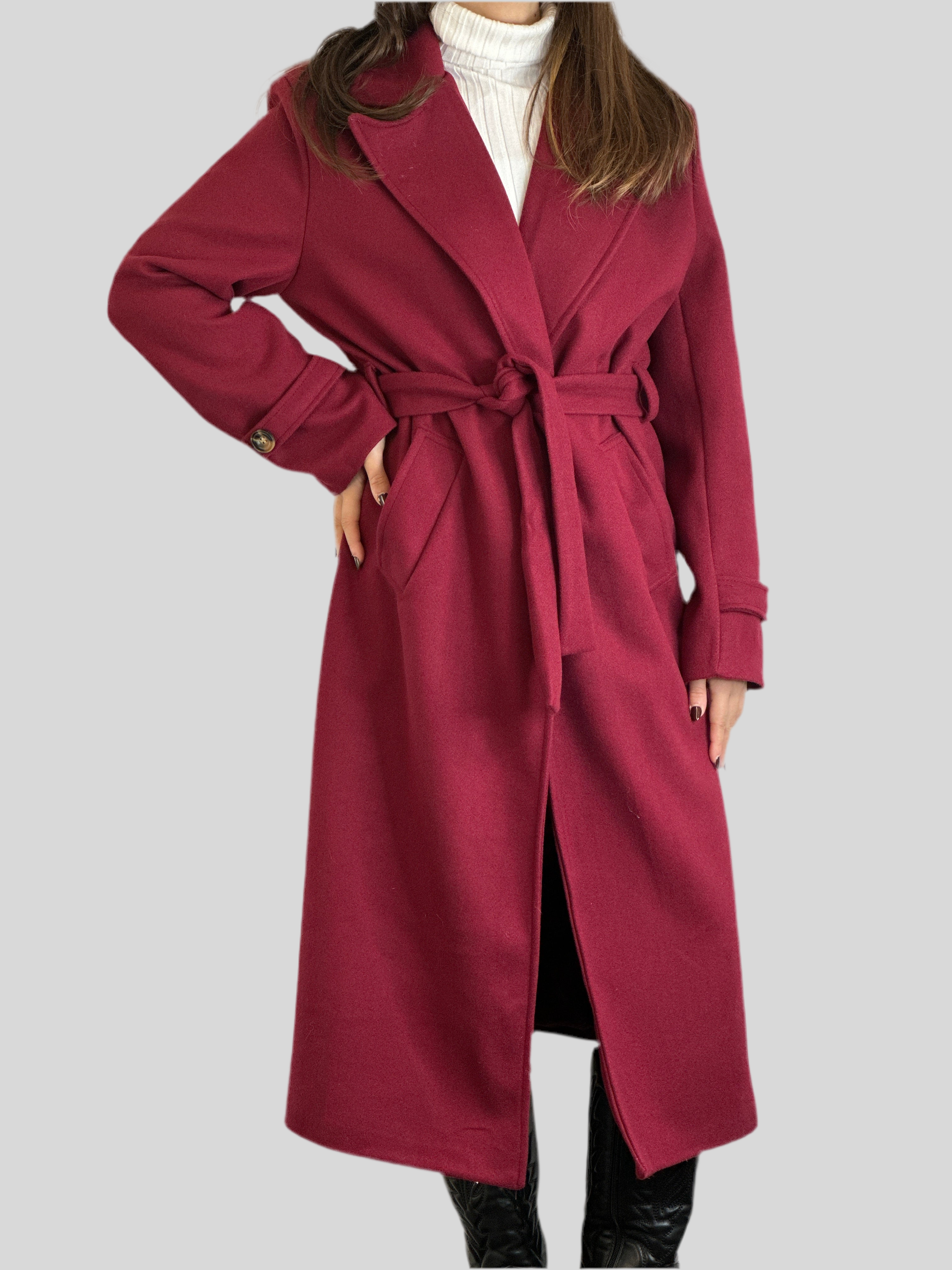 Cappotto Borgogna