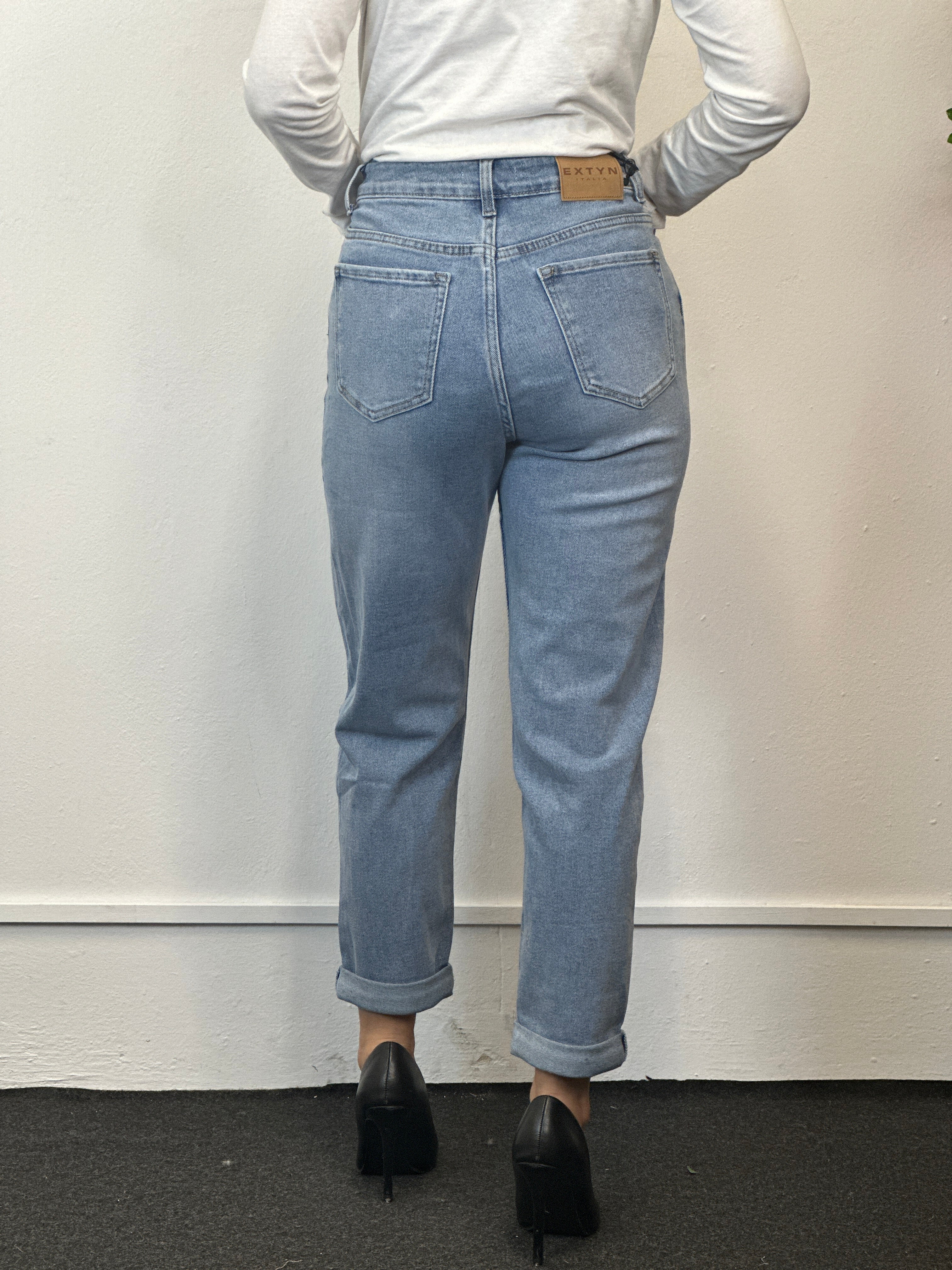Jeans Mom Fit chiaro