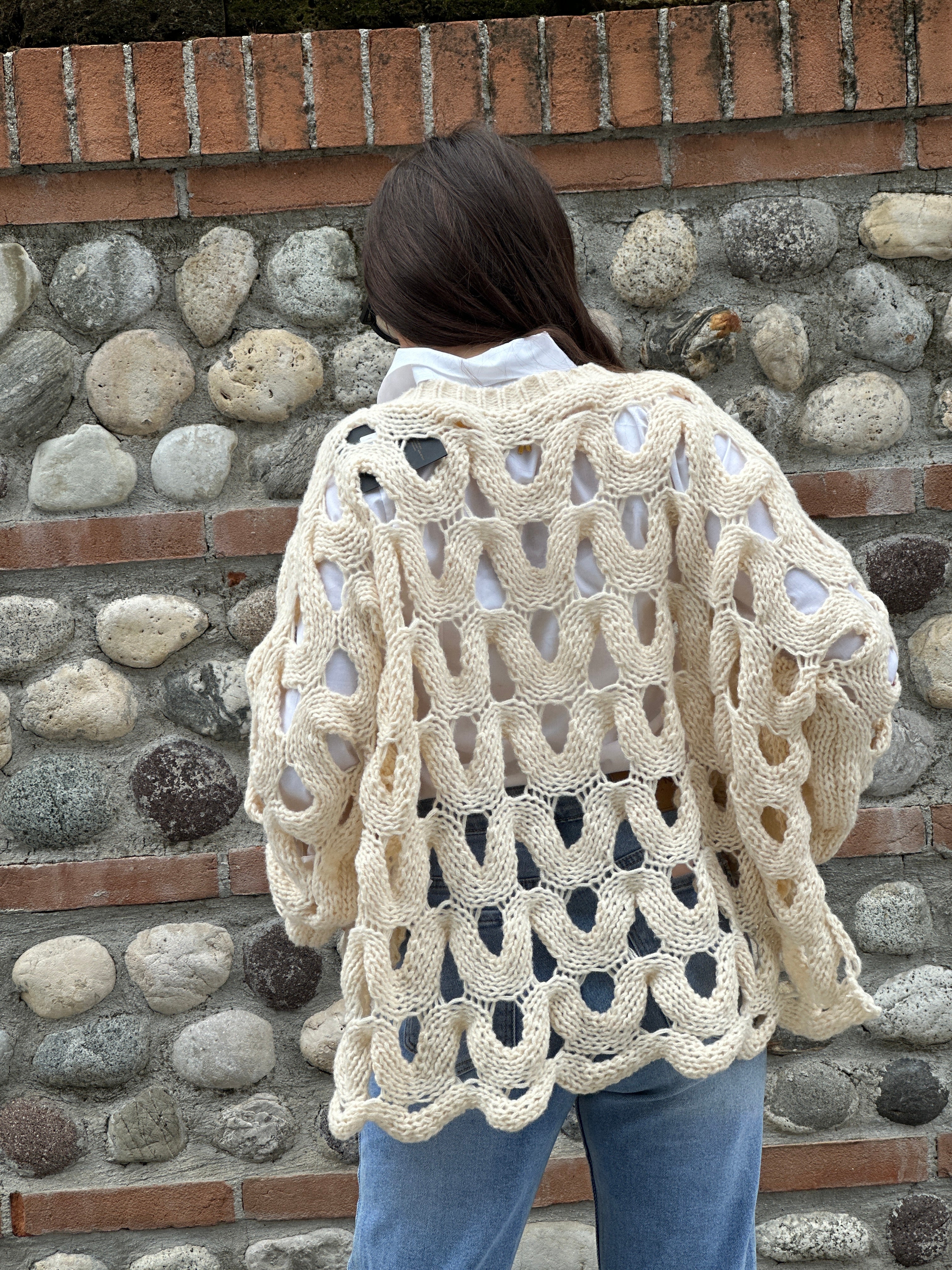 Maglione traforato
