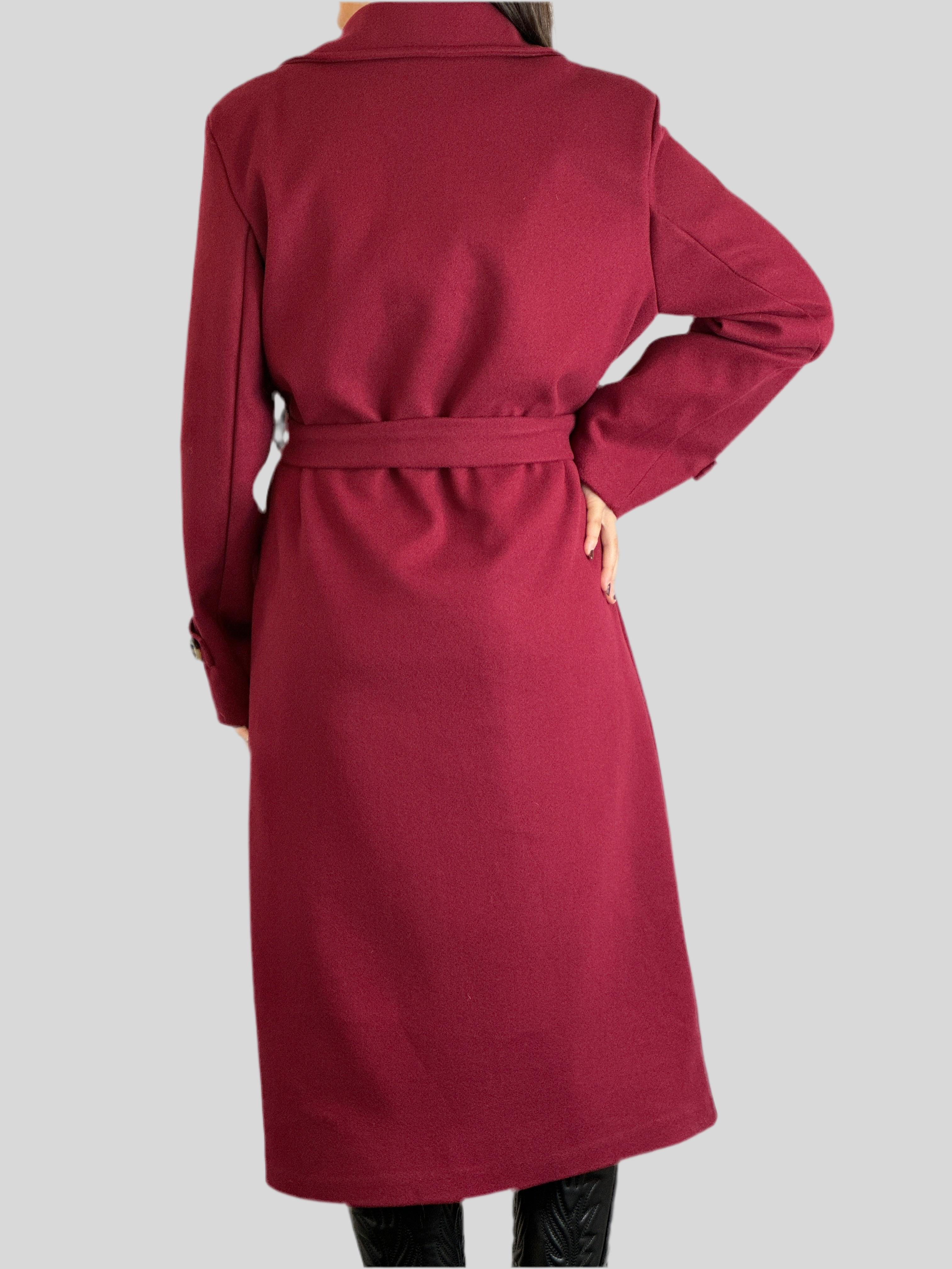 Cappotto Borgogna