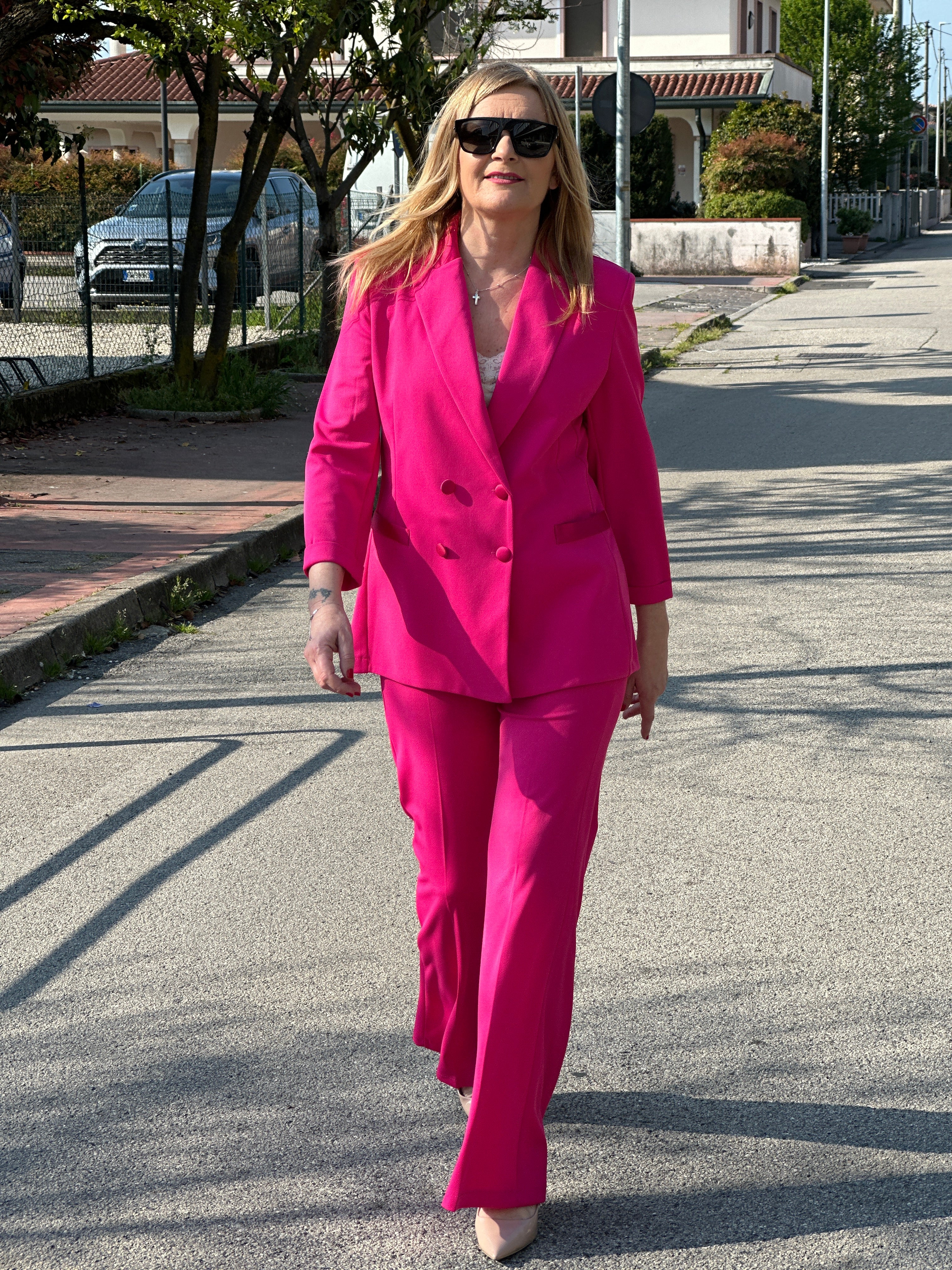 Completo Katia fucsia