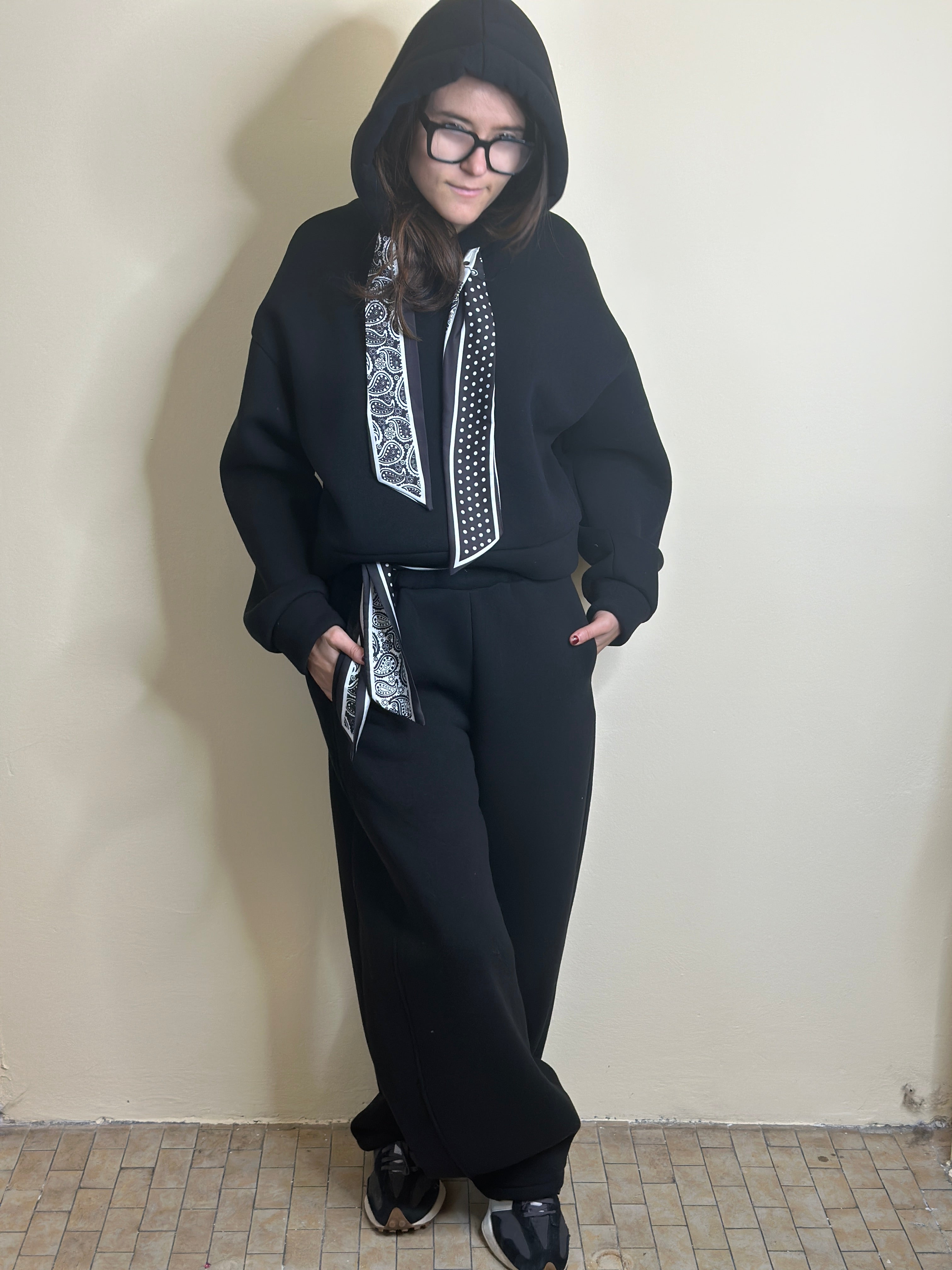 Tuta California (nero -marrone )