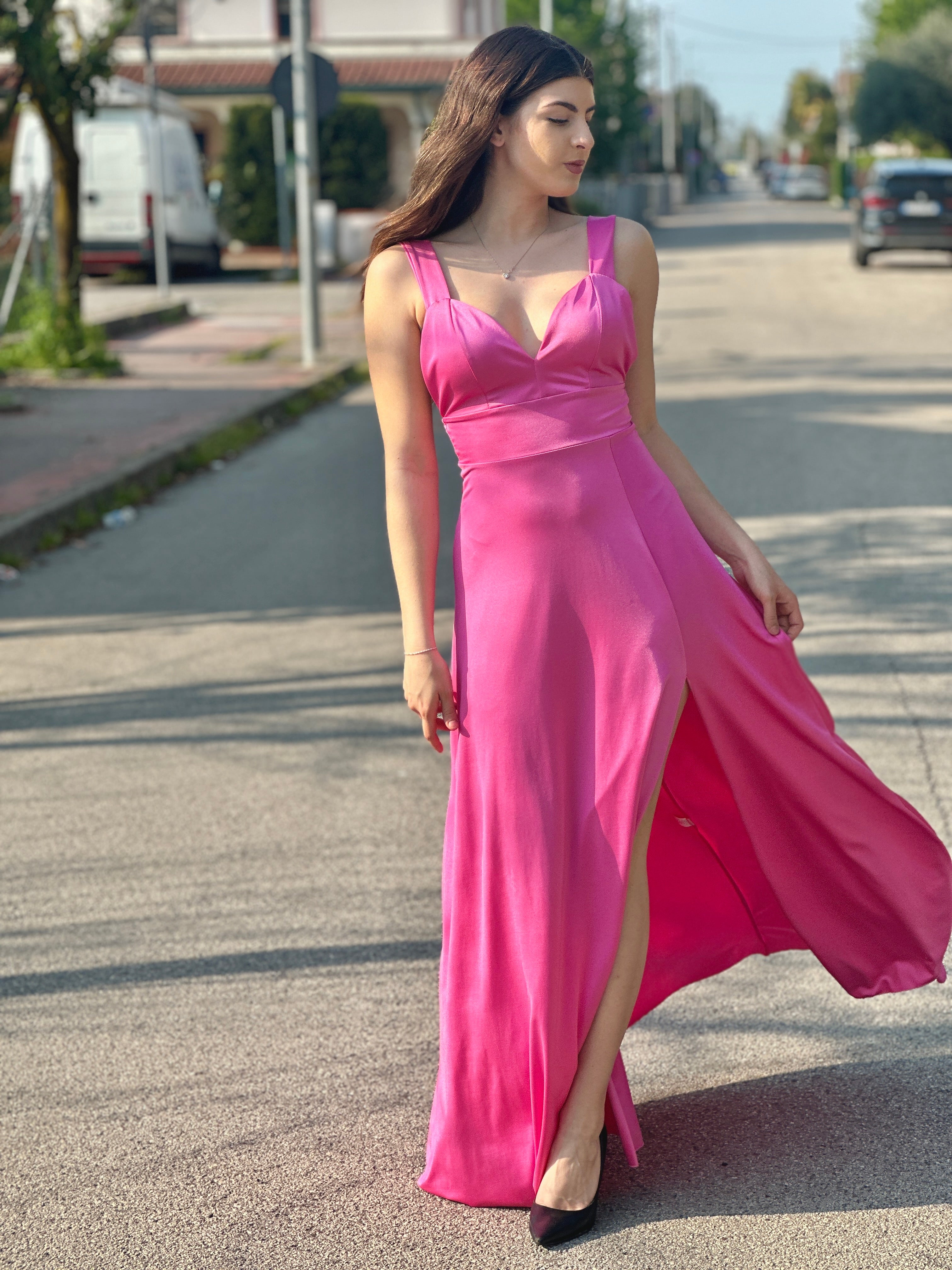 Abito Tulipano fucsia