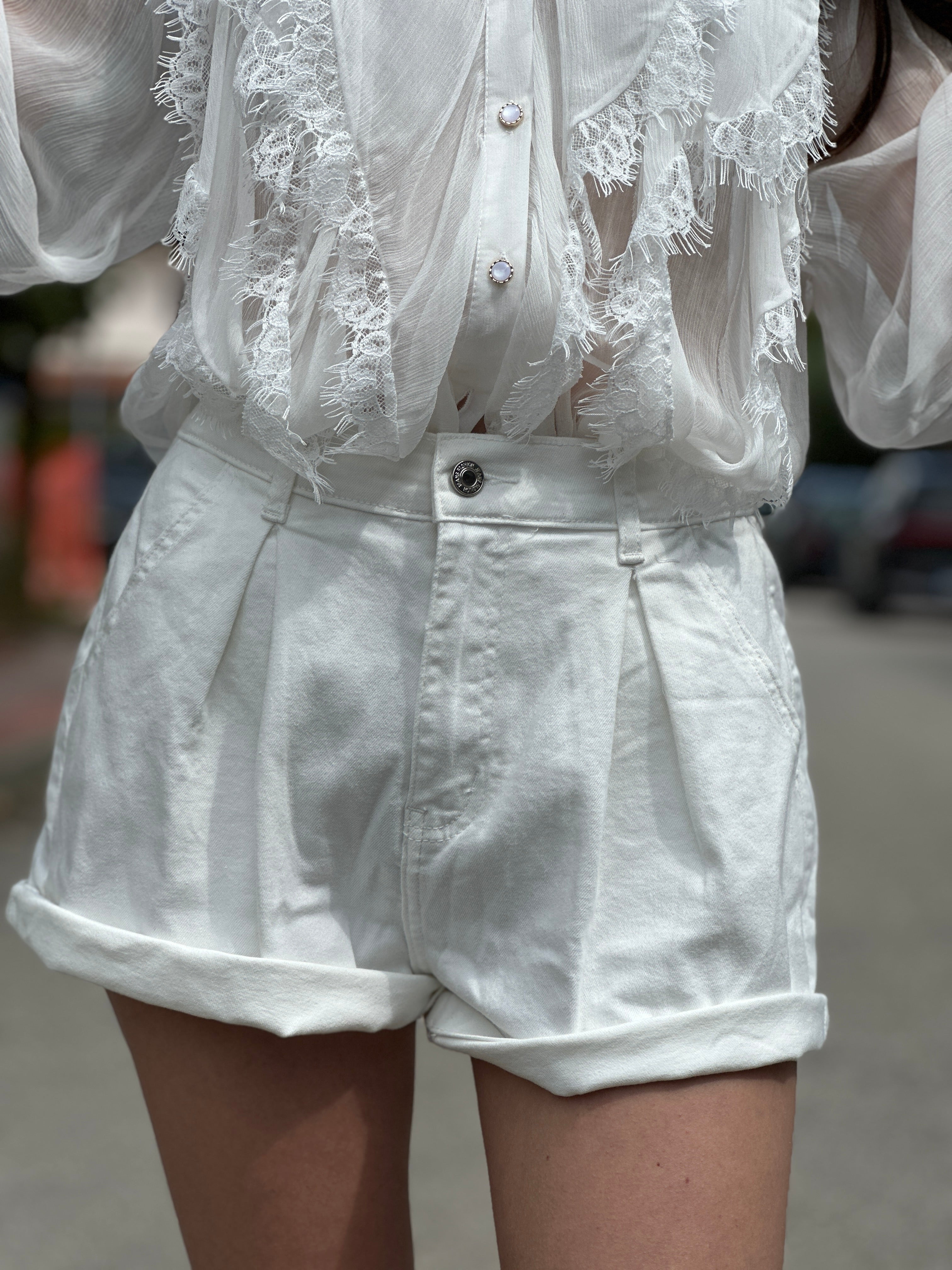 Short Blanc