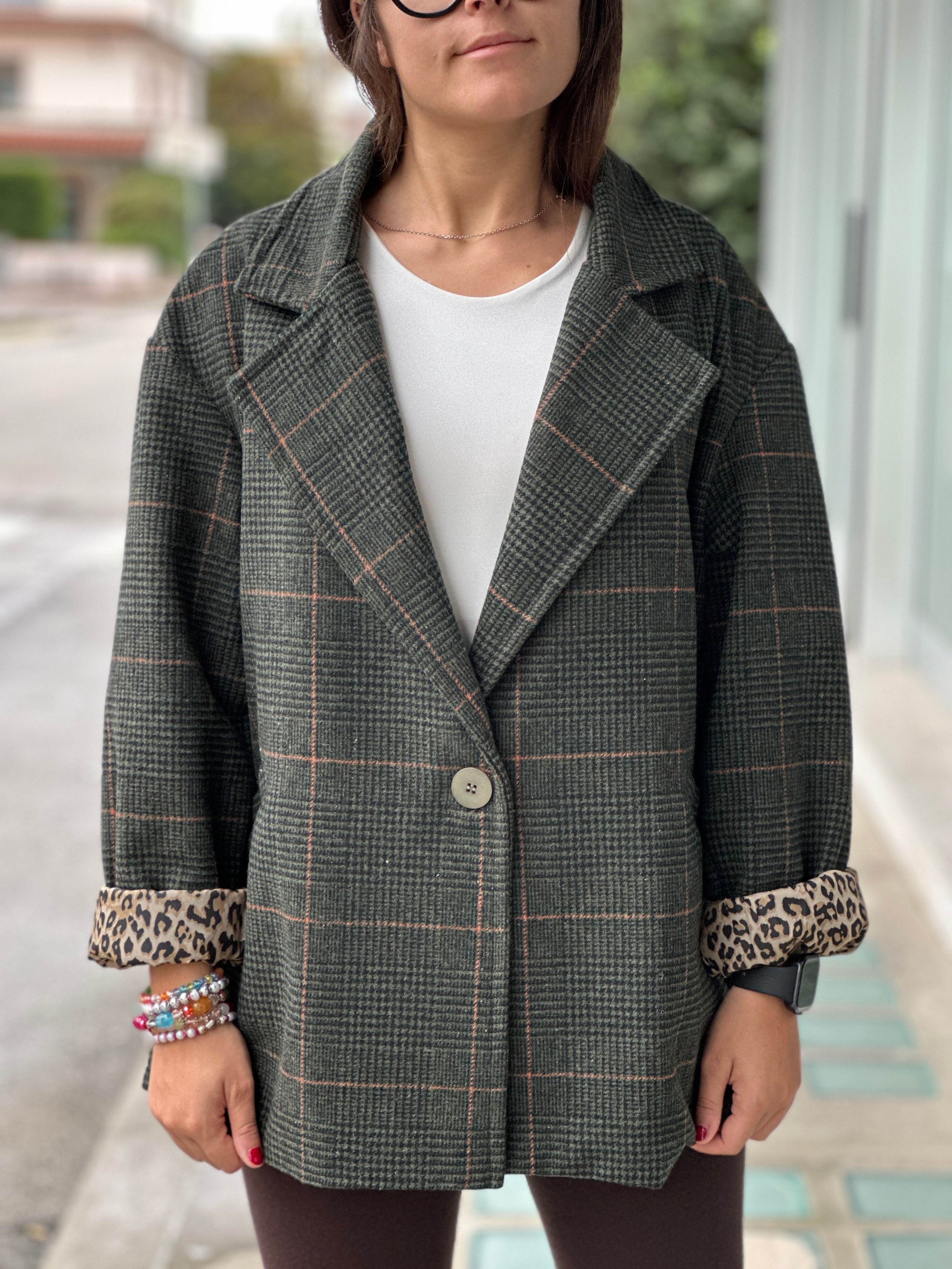 Giacca Tartan