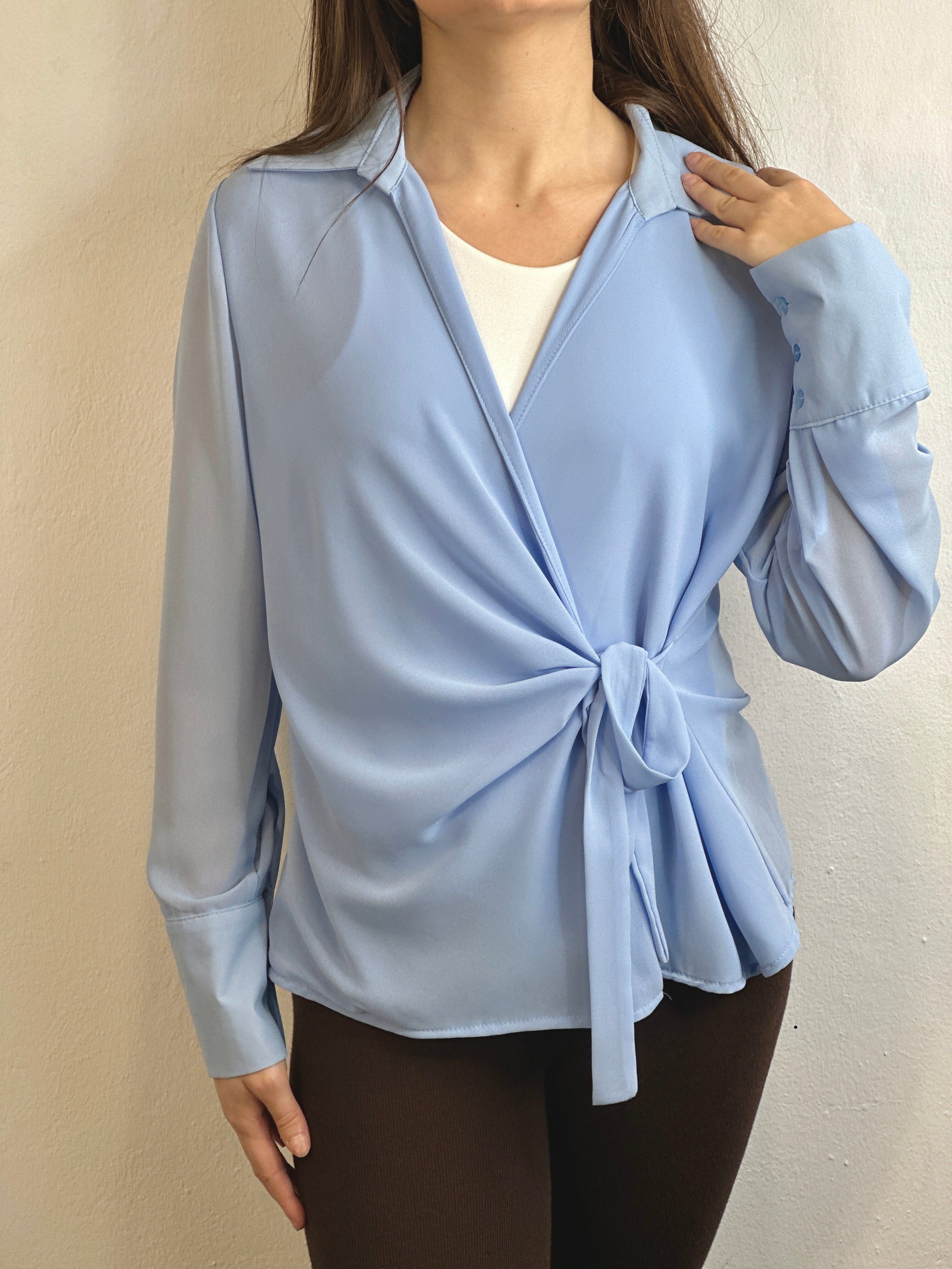 Camicia Elegante azzurra