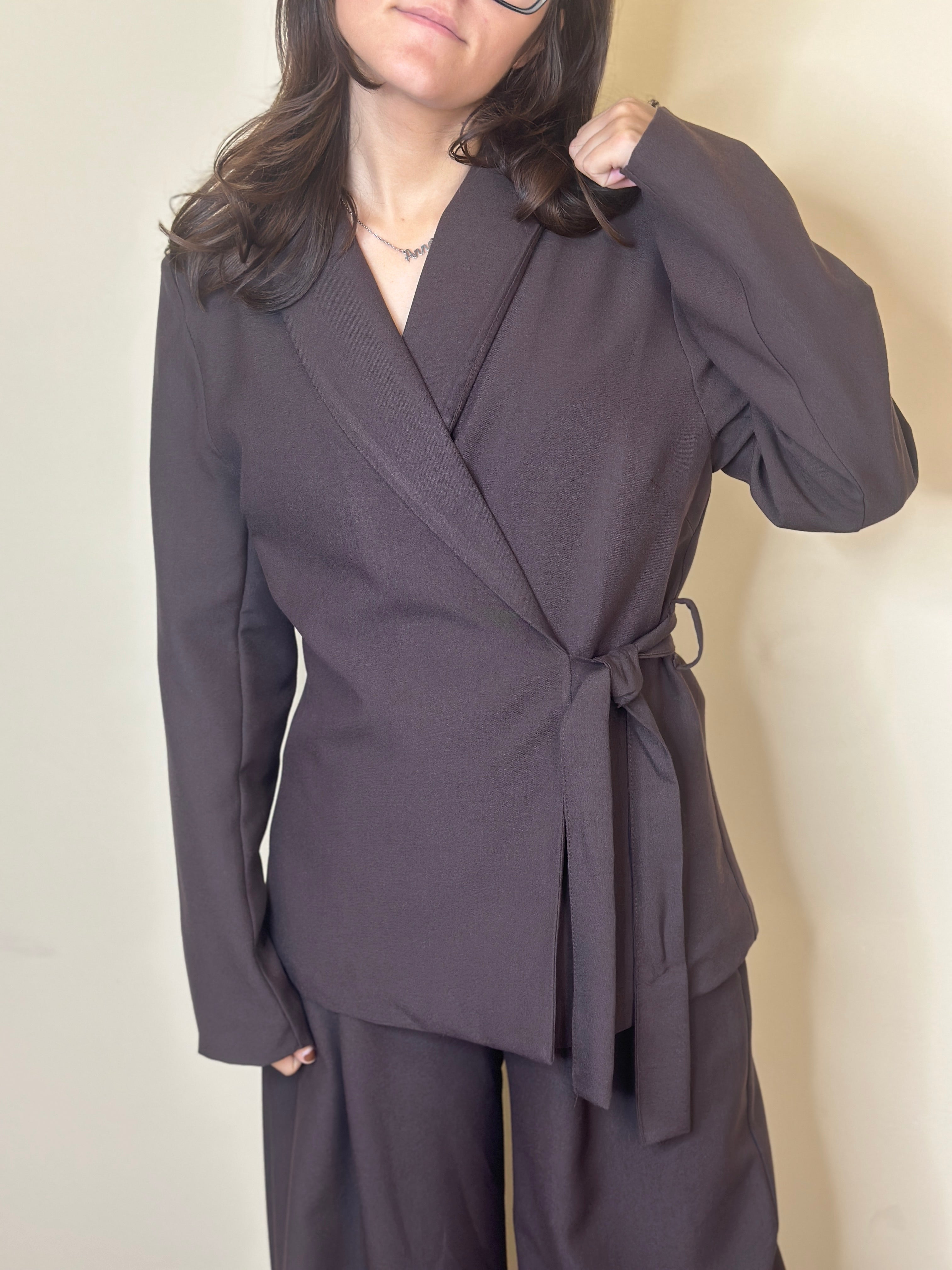 Tailleur Marrone Maddy