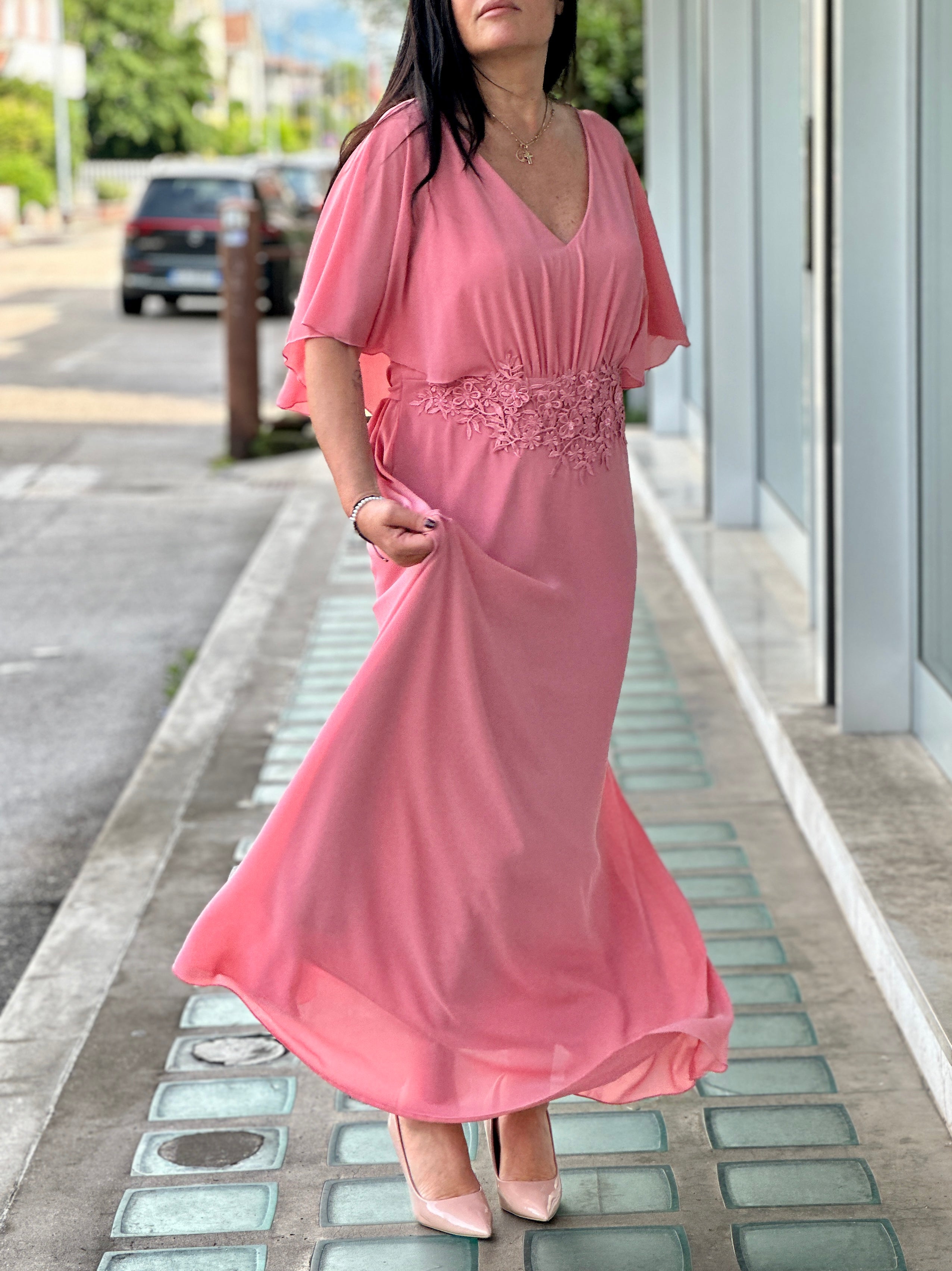 Abiti cerimonia Rosa