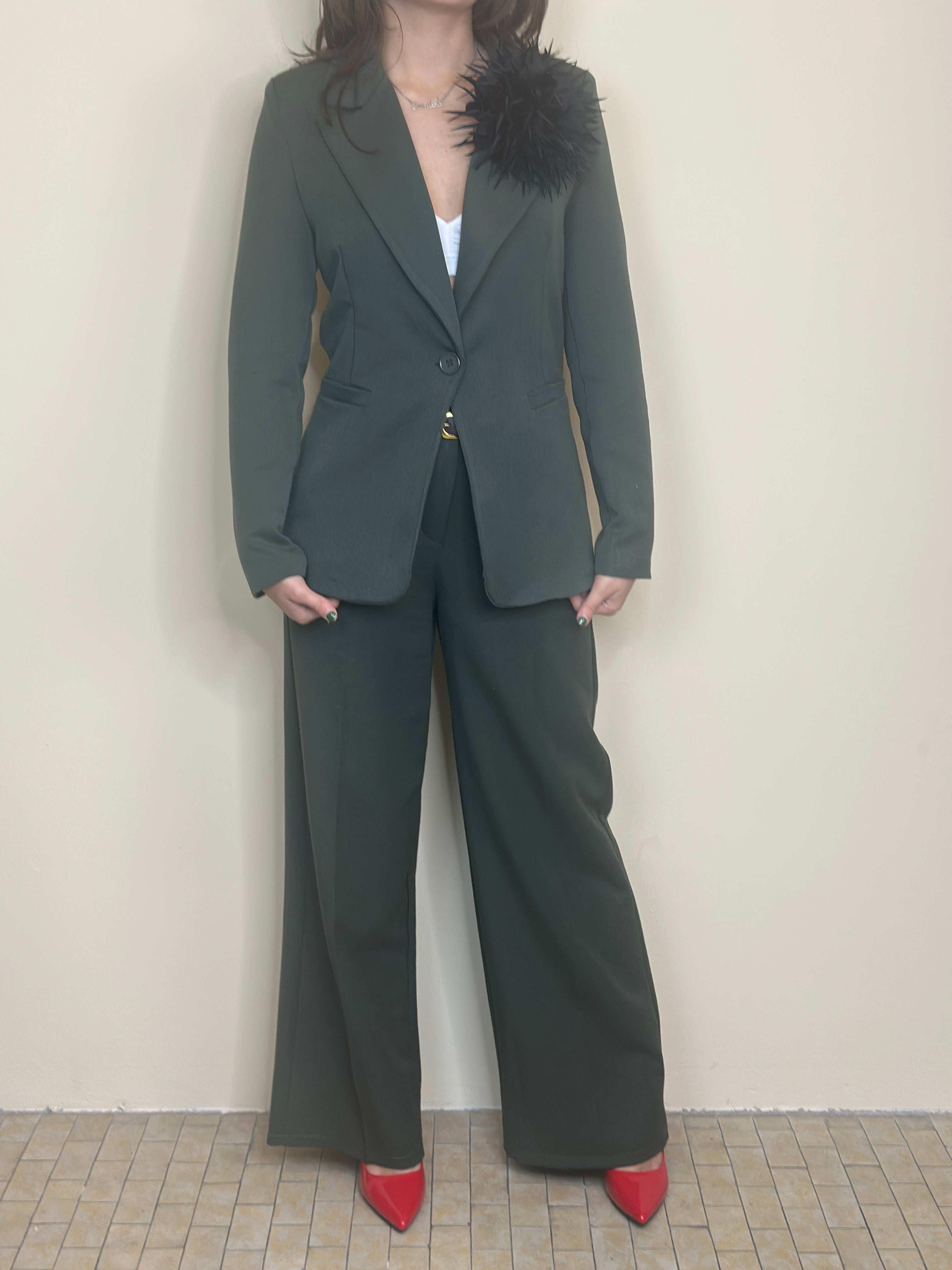 Tailleur brand Miraga verde