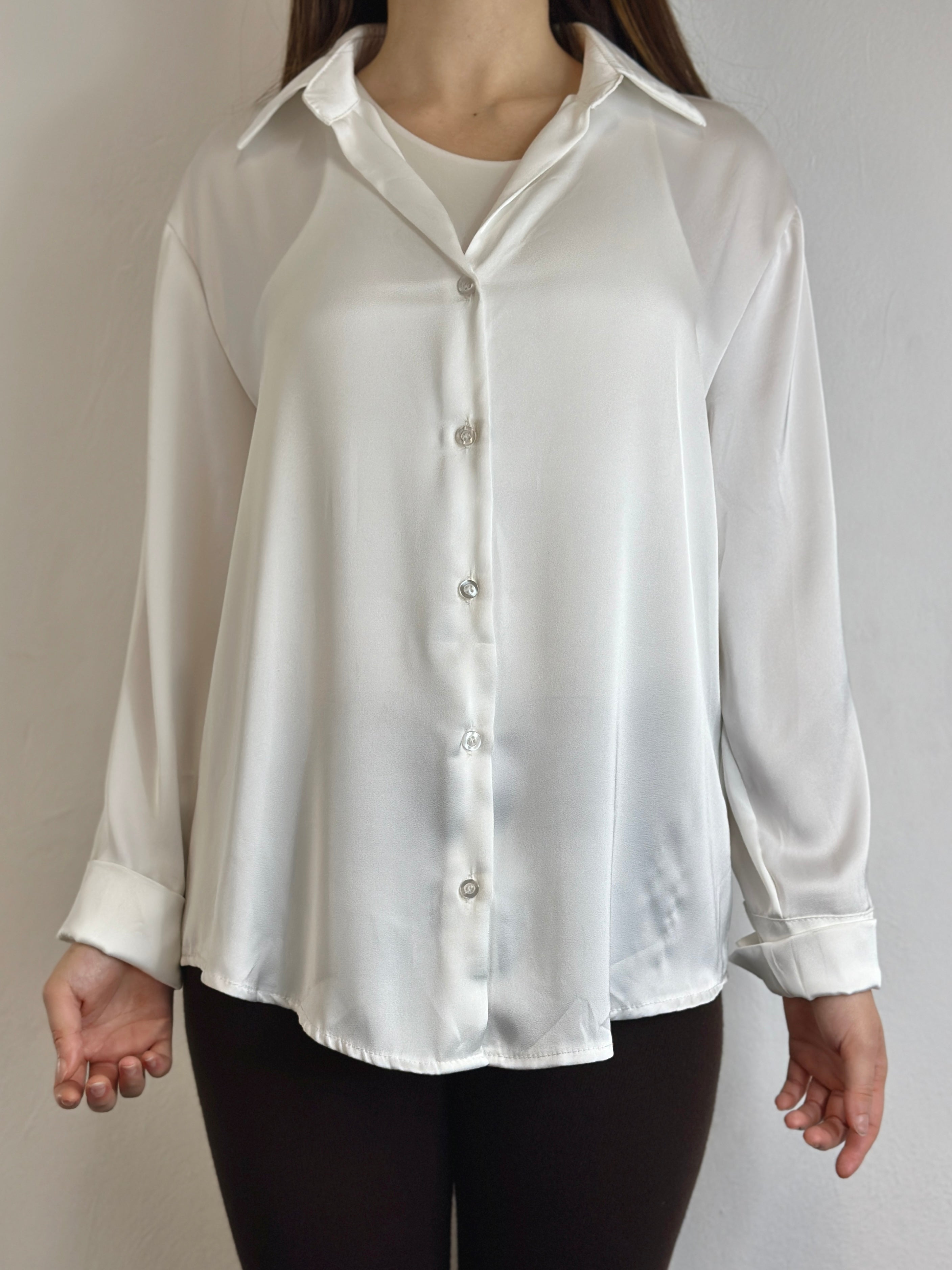 Camicia Basic satinata