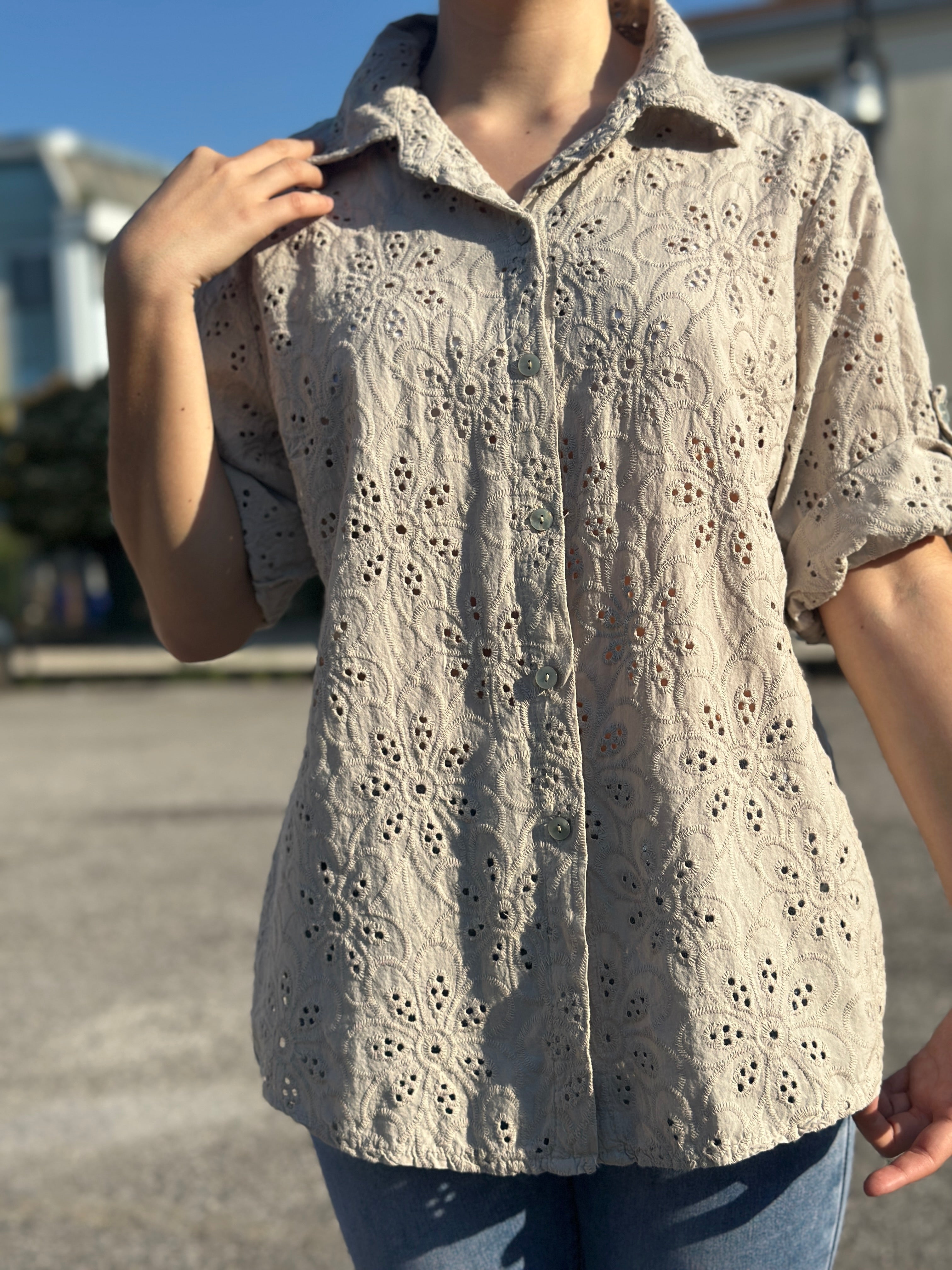 Camicia San Gallo Tortora
