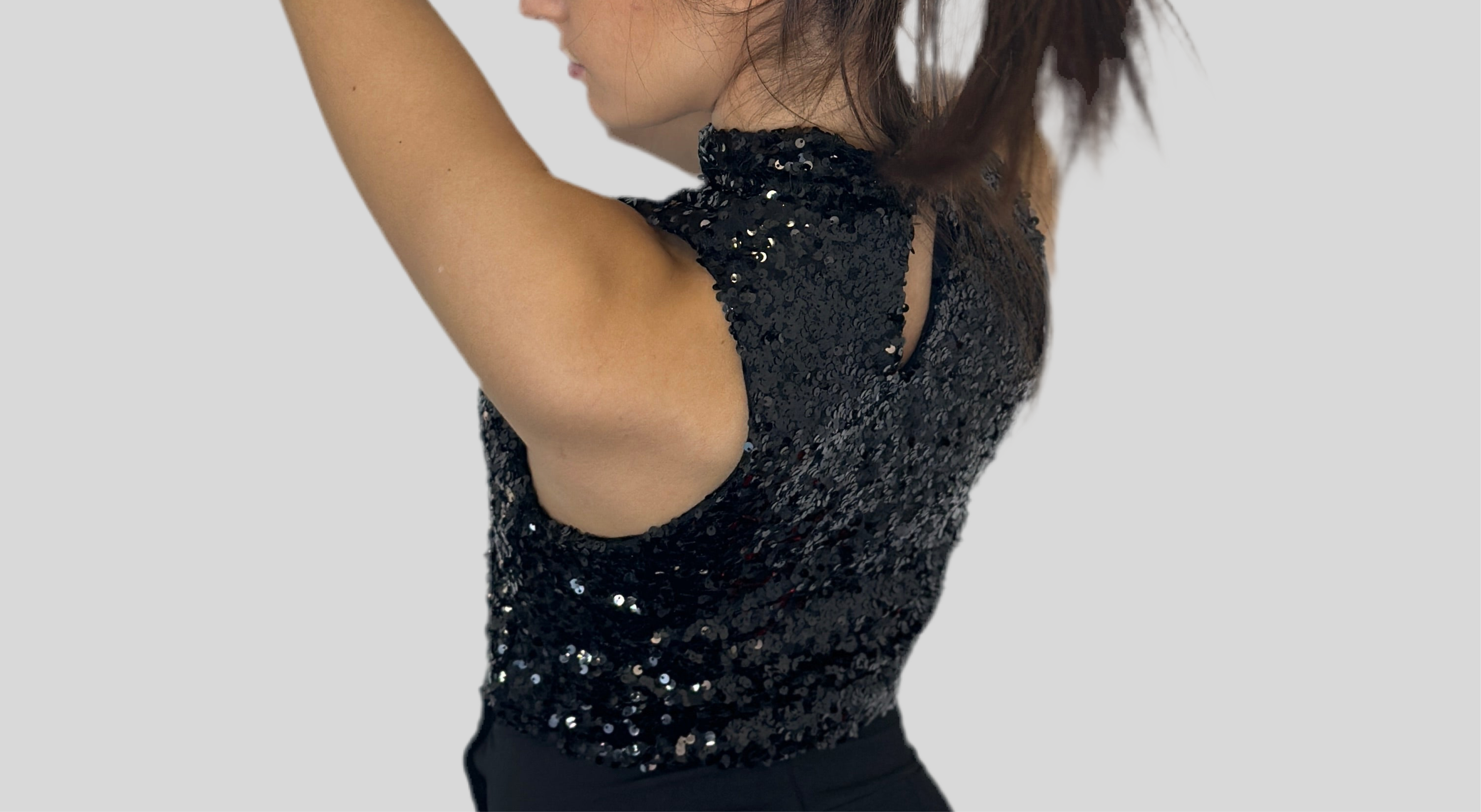 Top paillettes