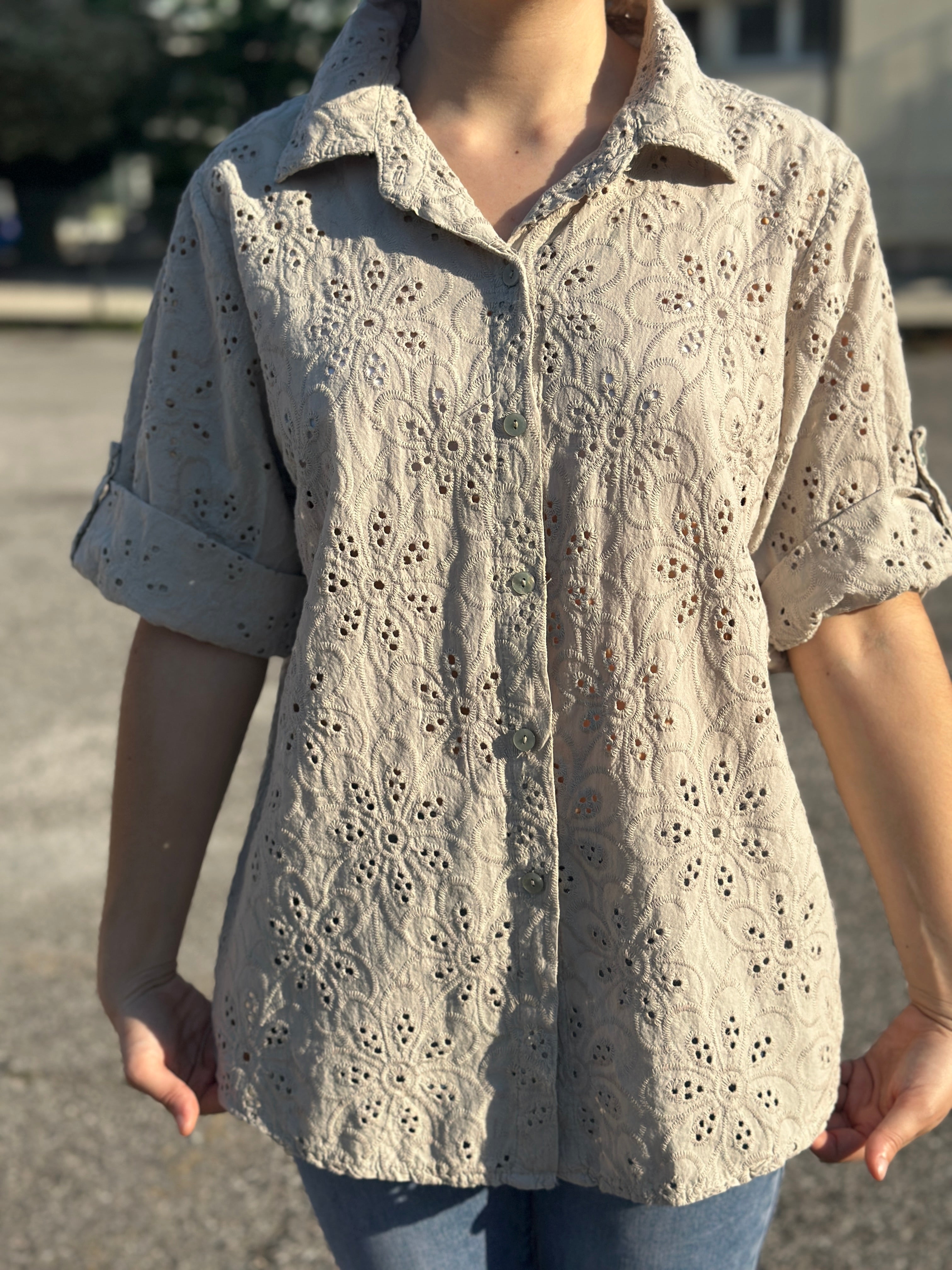 Camicia San Gallo Tortora