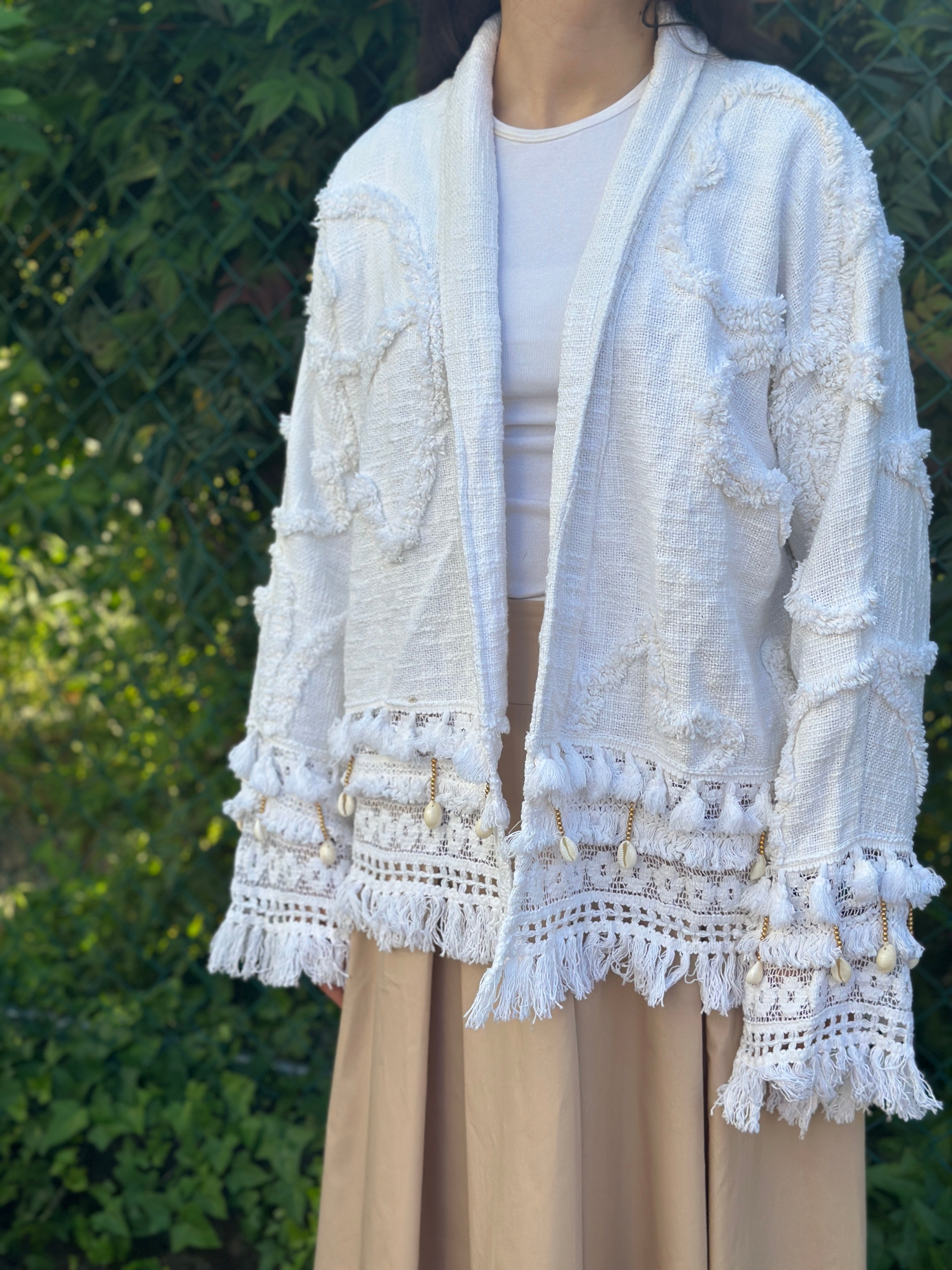 Kimono Sary Bianco