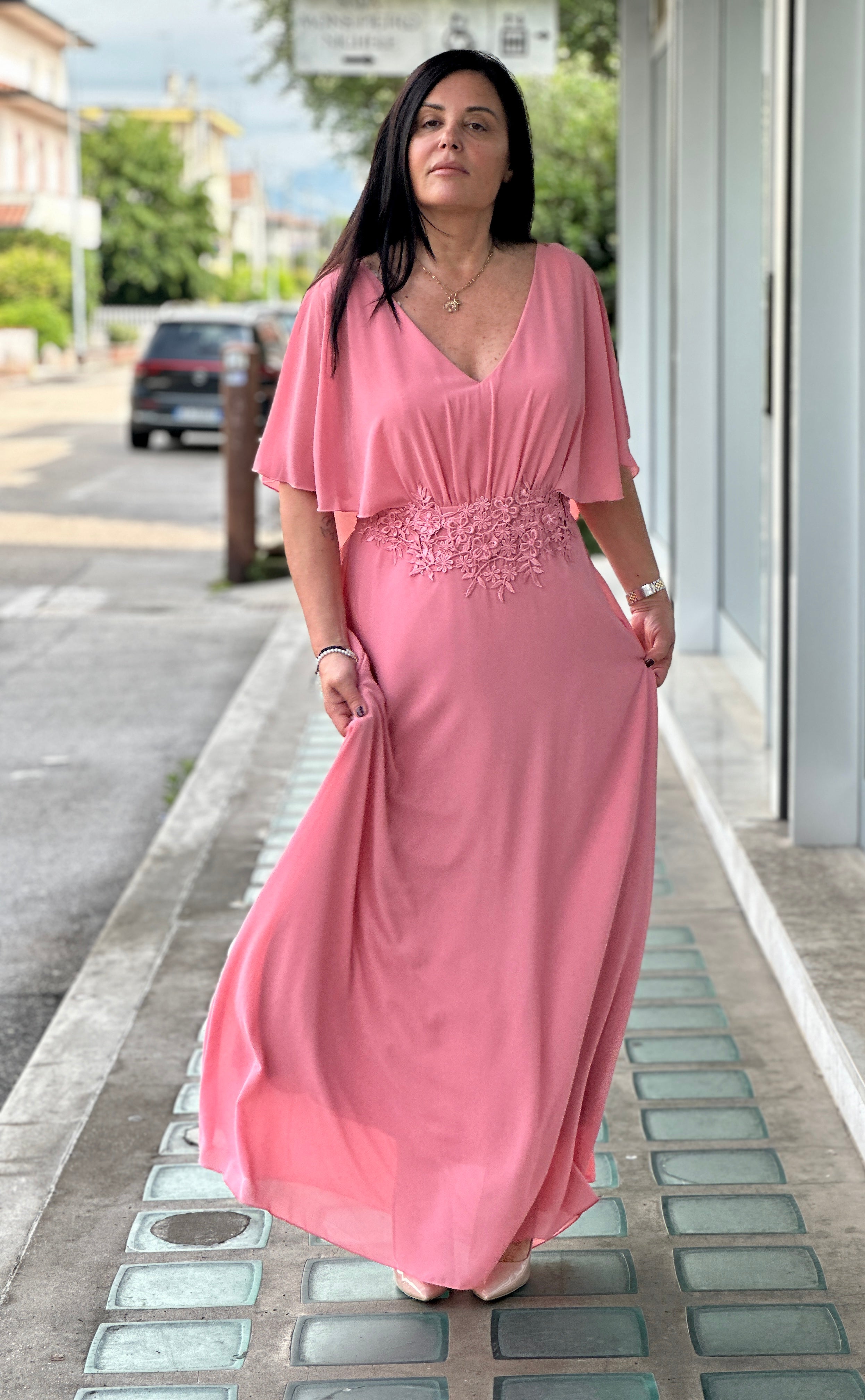 Abiti cerimonia Rosa